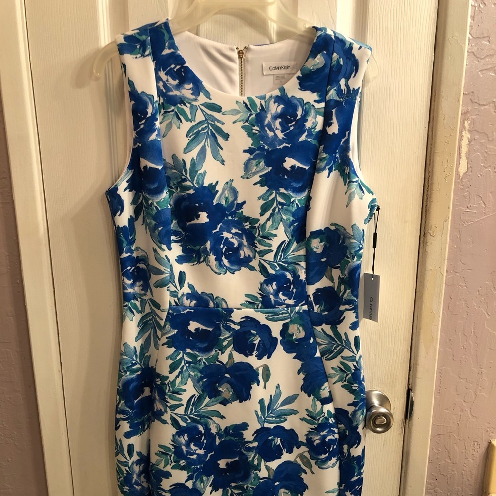 Sleeveless Sheath Calvin Klein dress. NWT